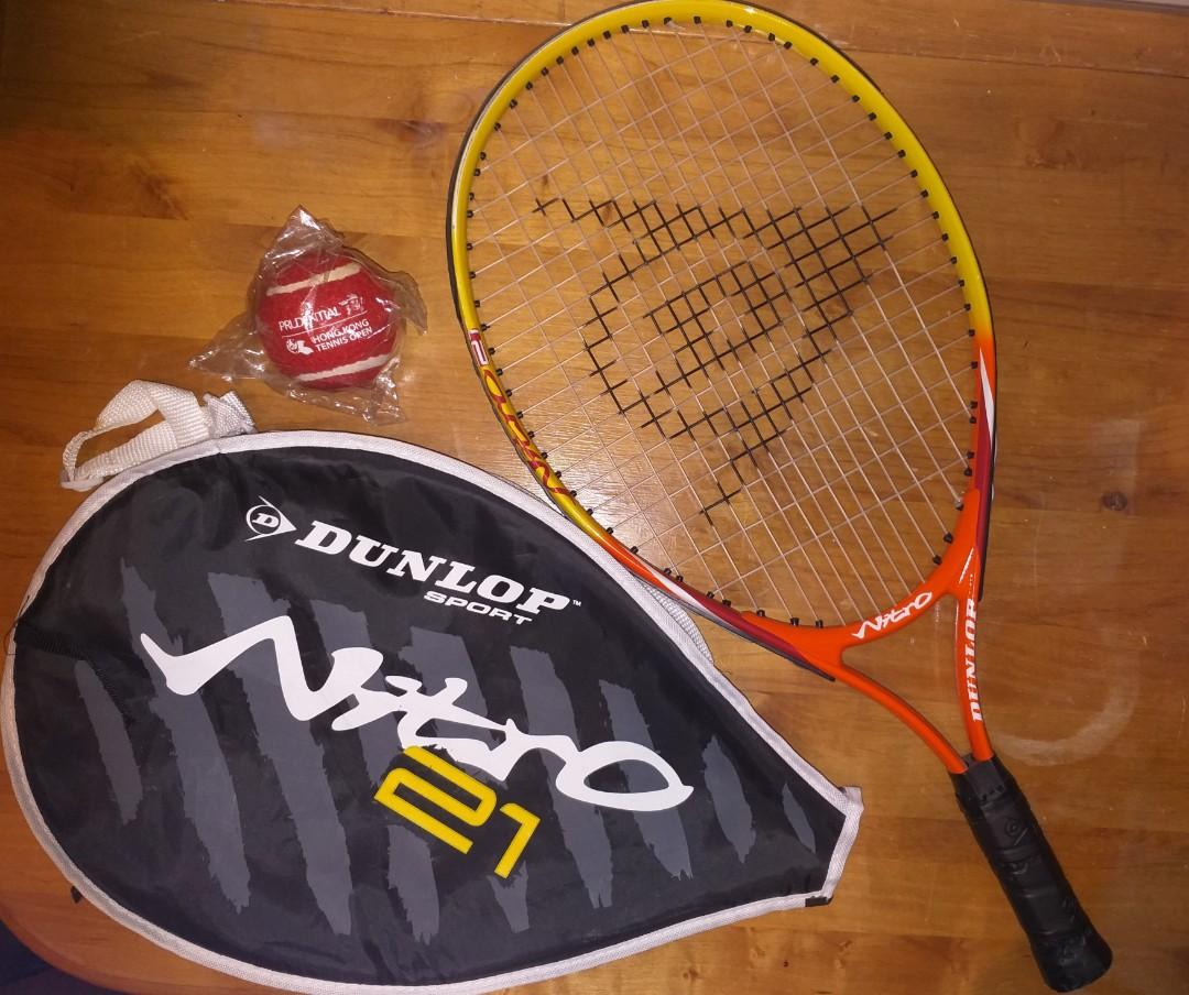 【Dunlop】 Nitro 21 Junior Tennis Racquet (Great for Ages 46 ), 運動產品, 運動