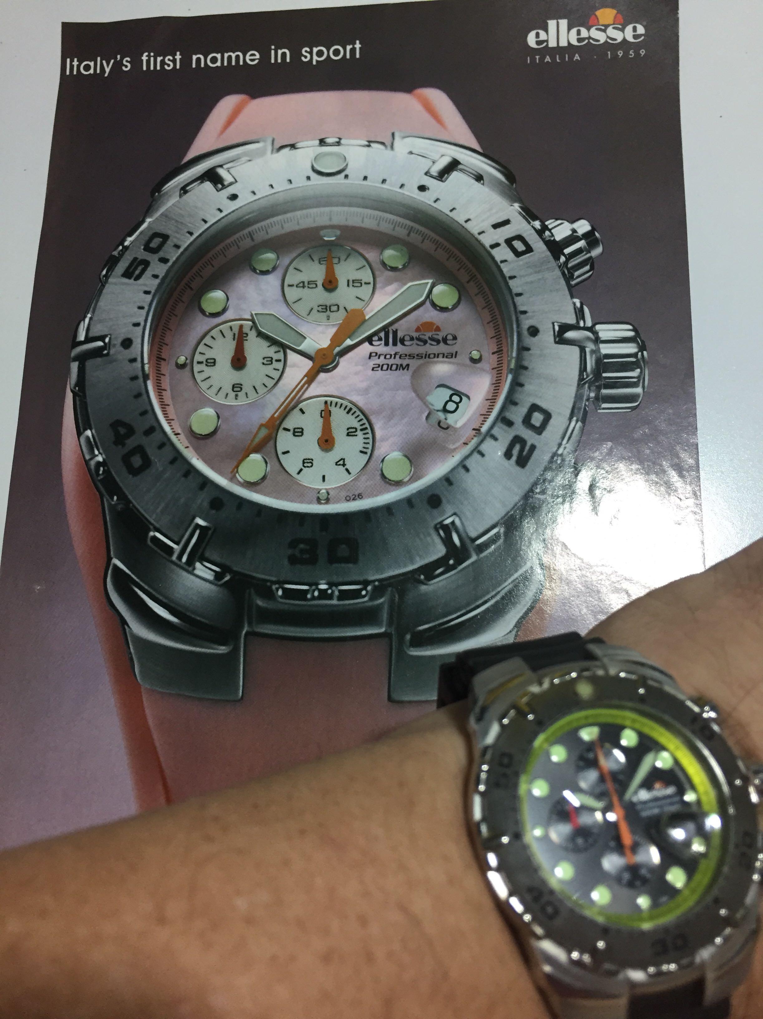 Ellesse divers watch 200m hotsell