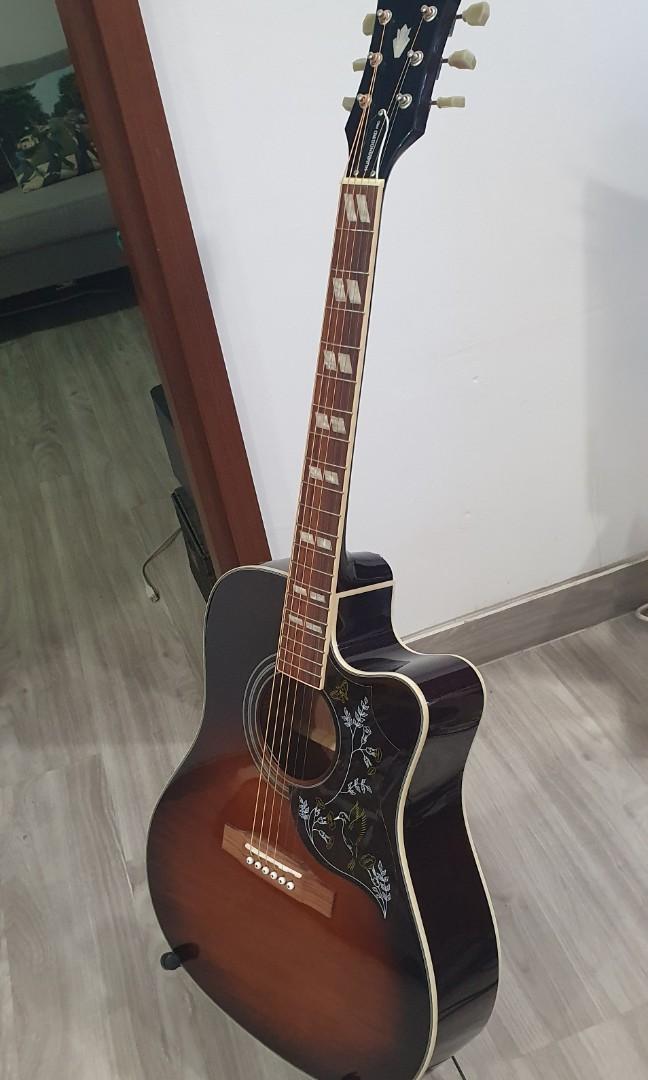 Epiphone limited edition hummingbird online performer pro