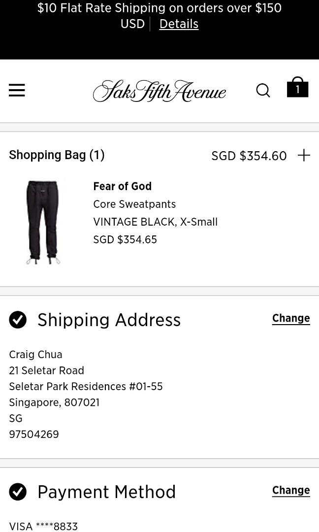 saks fear of god
