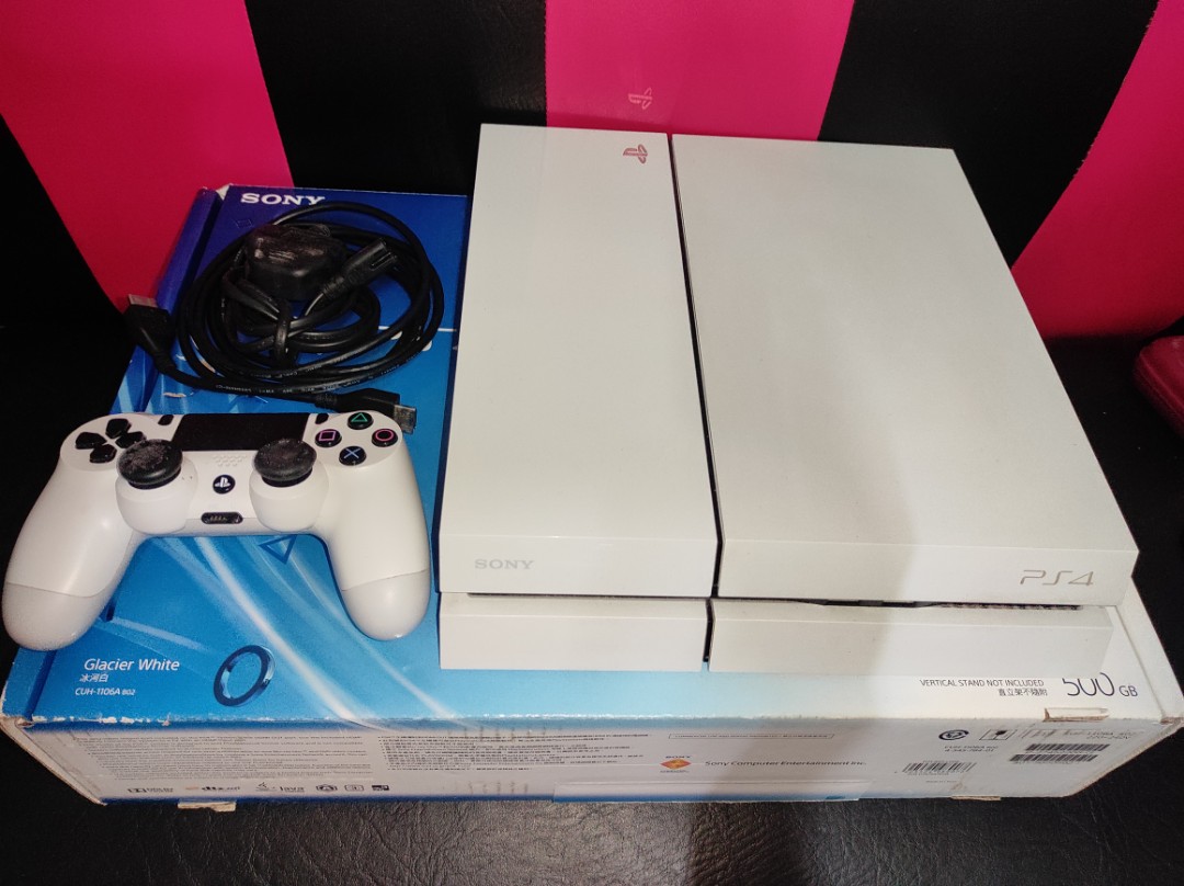 White ps4 hotsell for sale