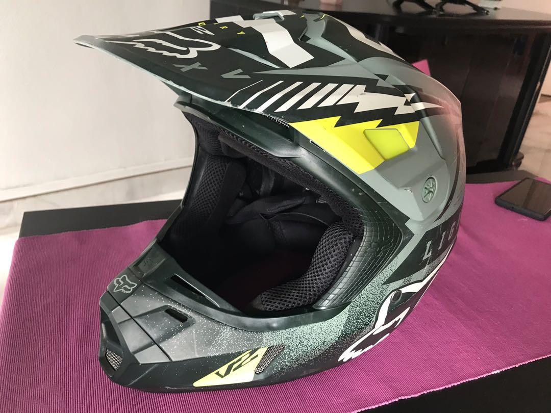 Fox v2 vicious helmet top