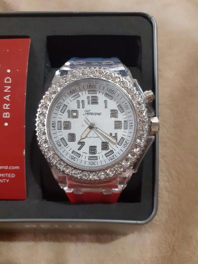 Geneva watches platinum japan movt discount