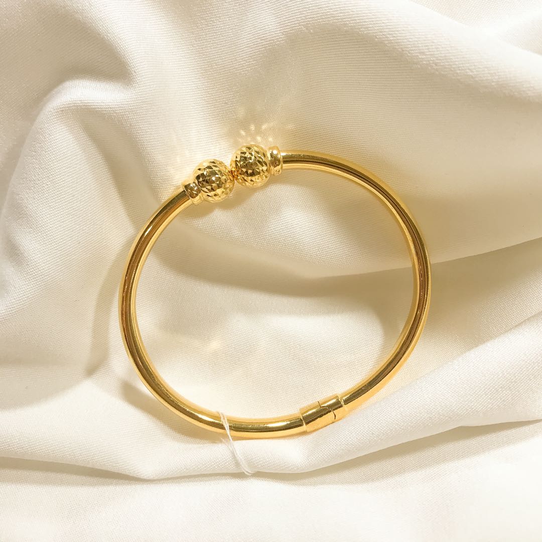 GOLD BANGLE 916 Women s Fashion Jewelry Organisers Bracelets