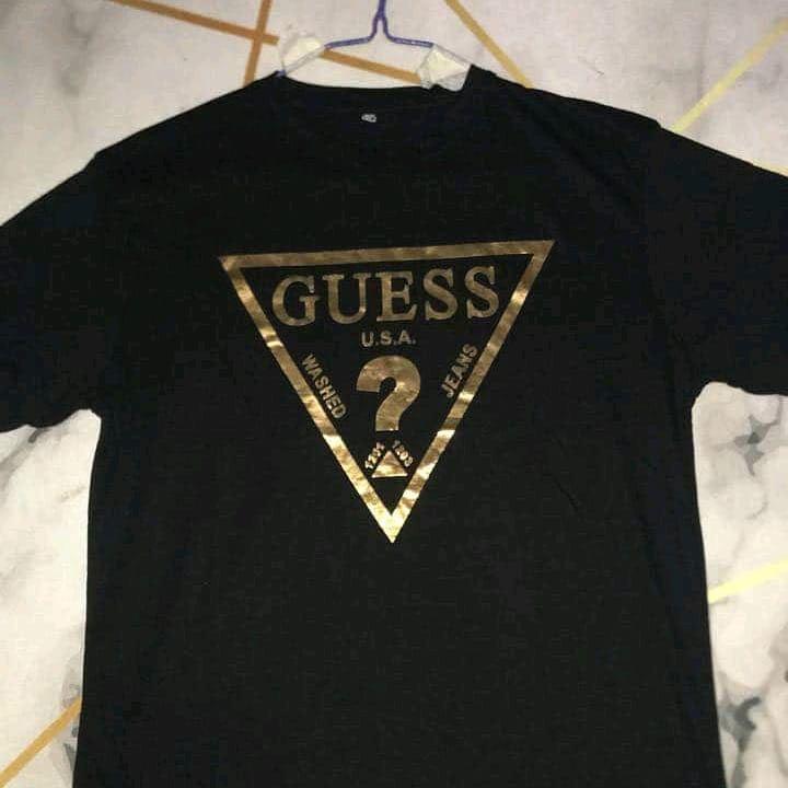 Guess t shirt gold outlet