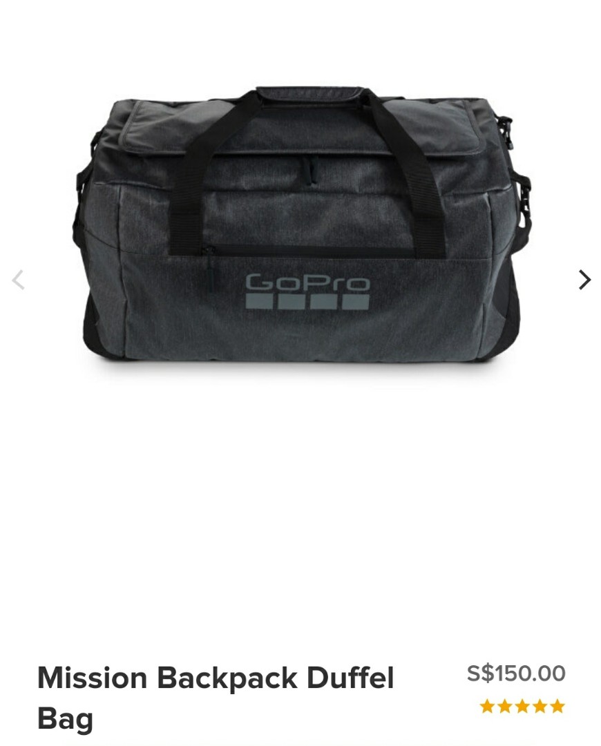 GoPro Mission Backpack Duffel Bag 2020