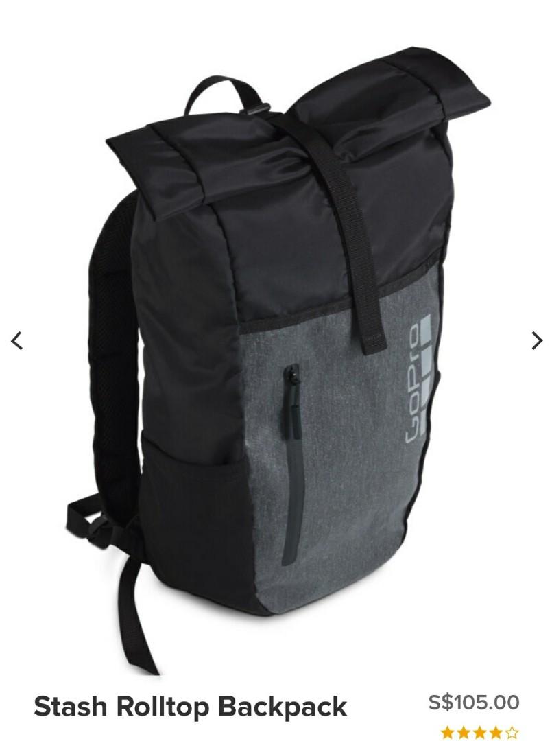 Gopro stash rolltop backpack best sale