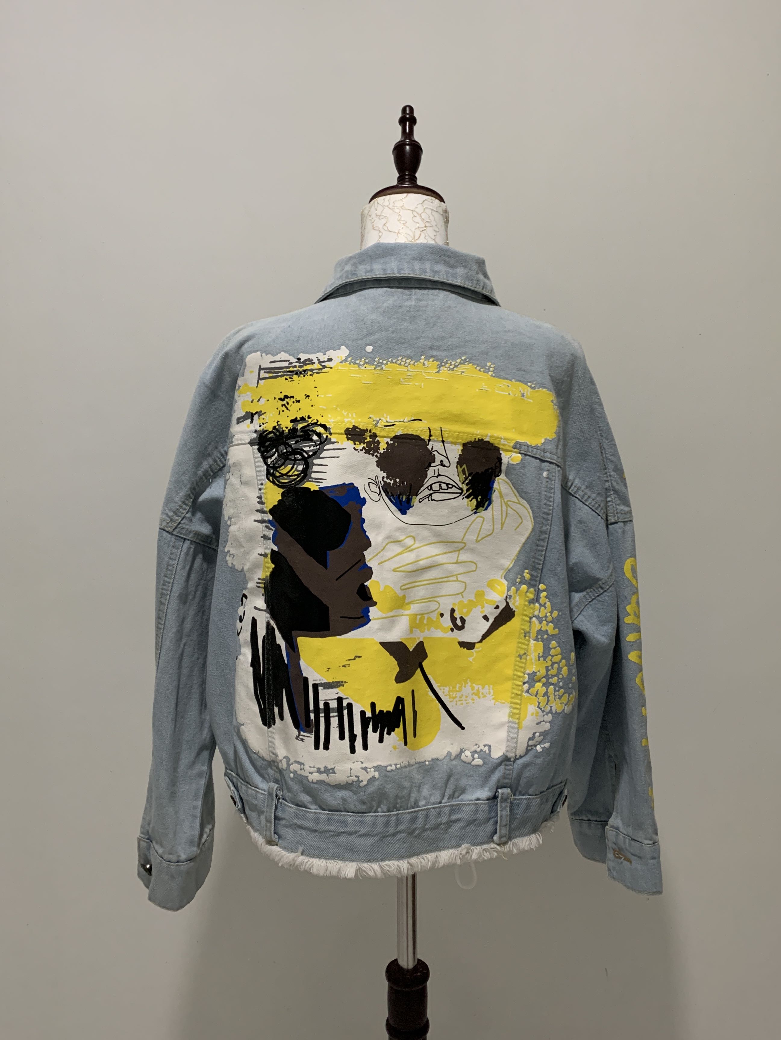denim jacket graphic
