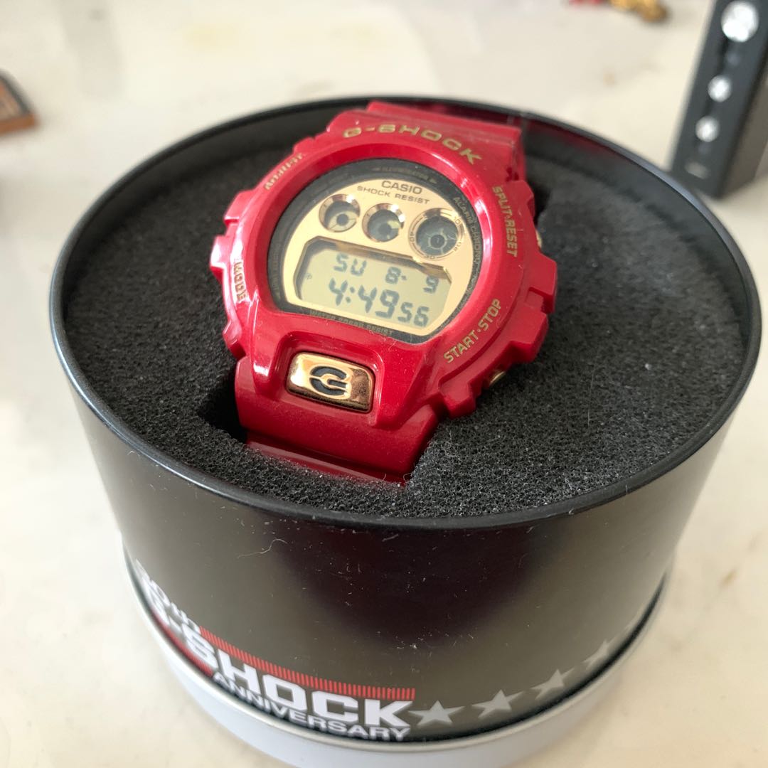 G shock 30th anniversary red 2025