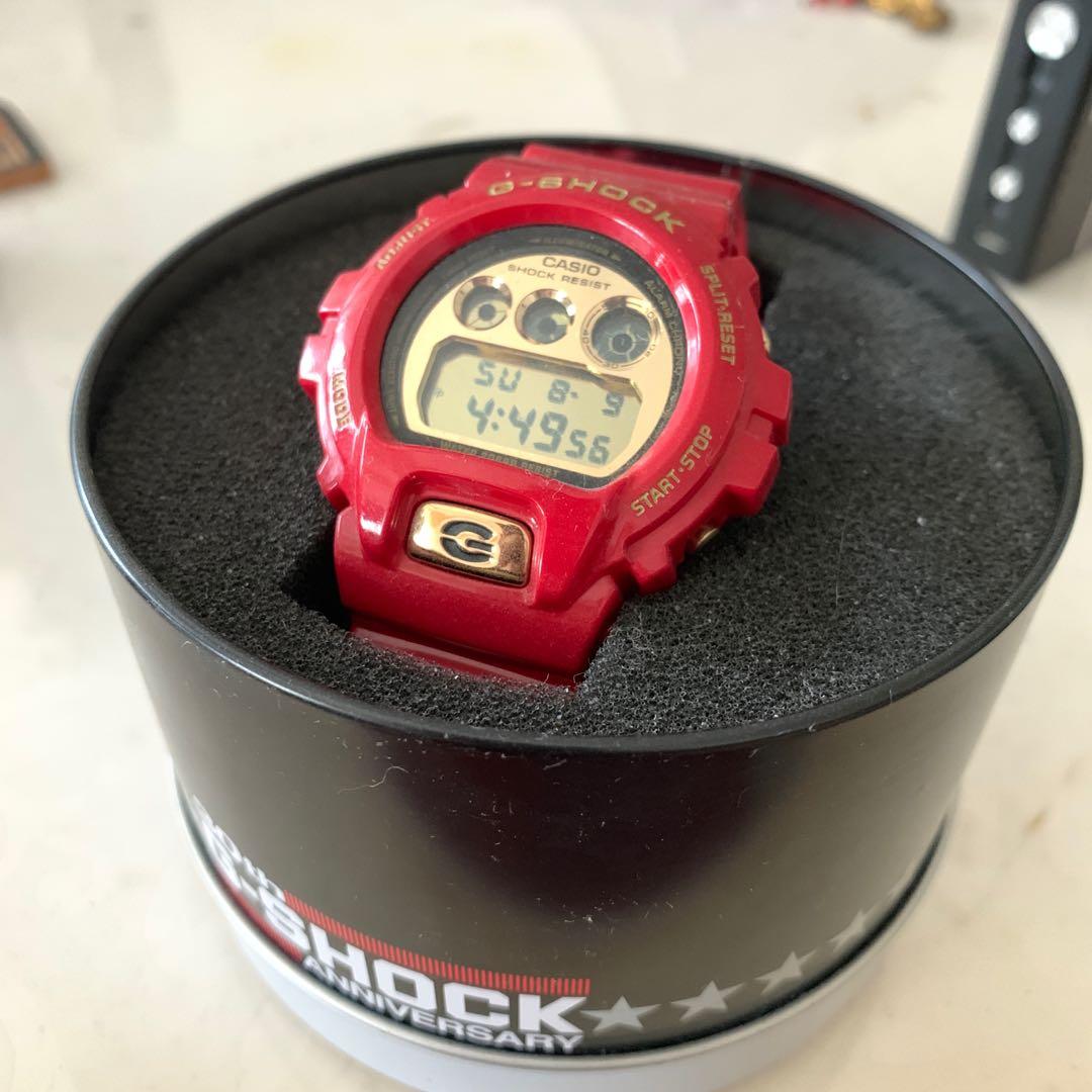 G shock online 30th anniversary red