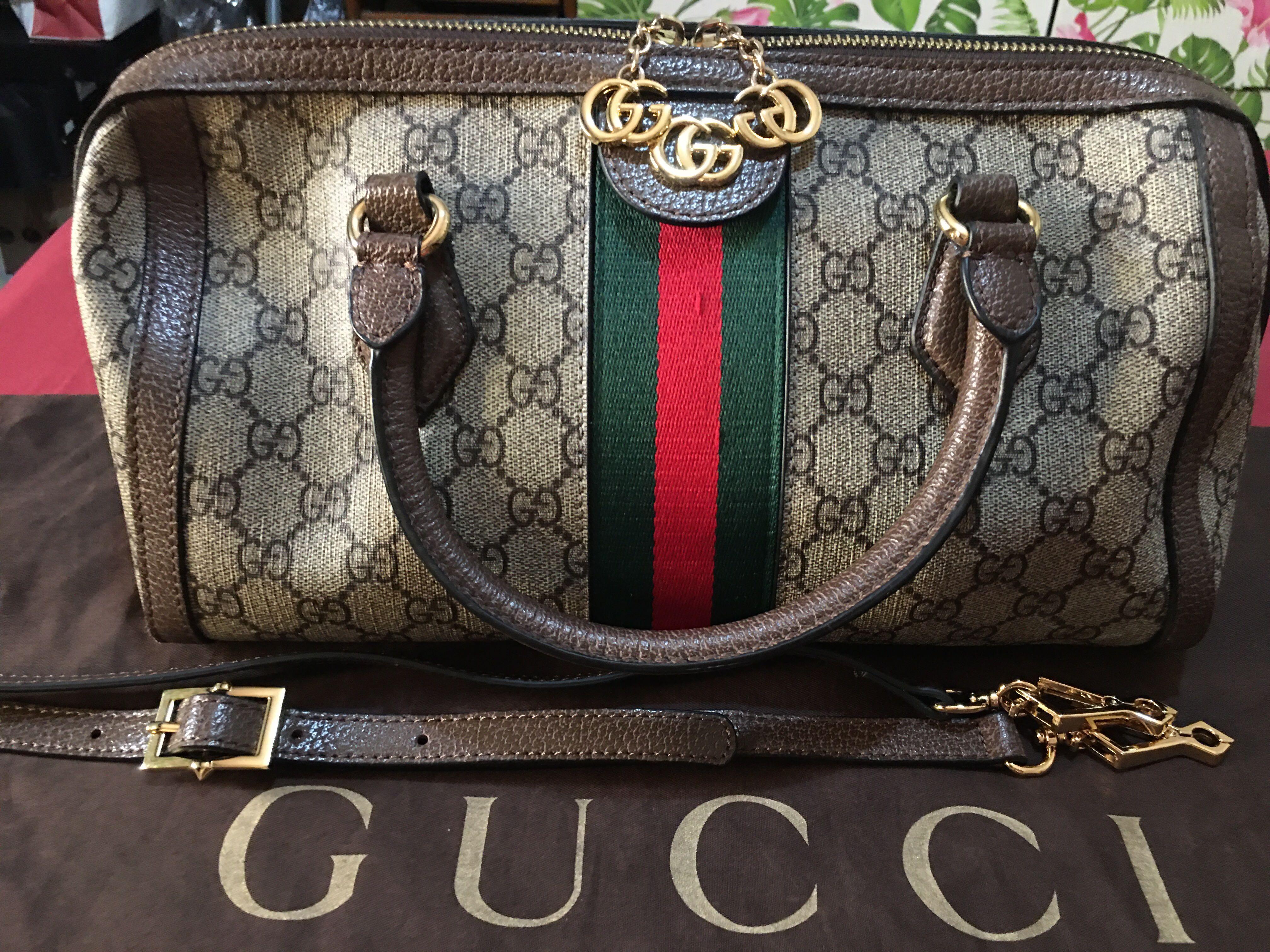 Gucci handbag with sling deals