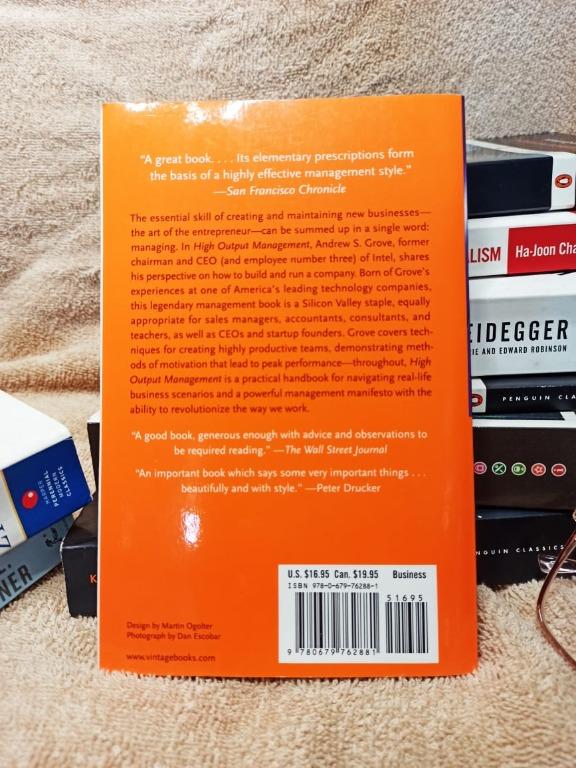 High Output Management, Buku & Alat Tulis, Buku di Carousell
