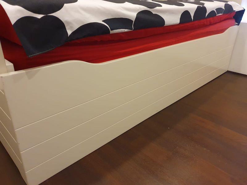Ikea Bed with drawer single/ double, Furniture & Home Living, Furniture