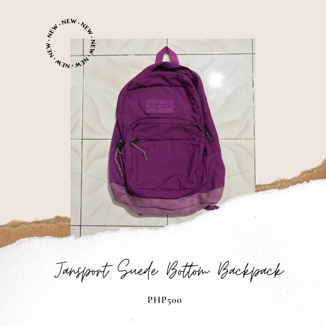 jansport suede bottom