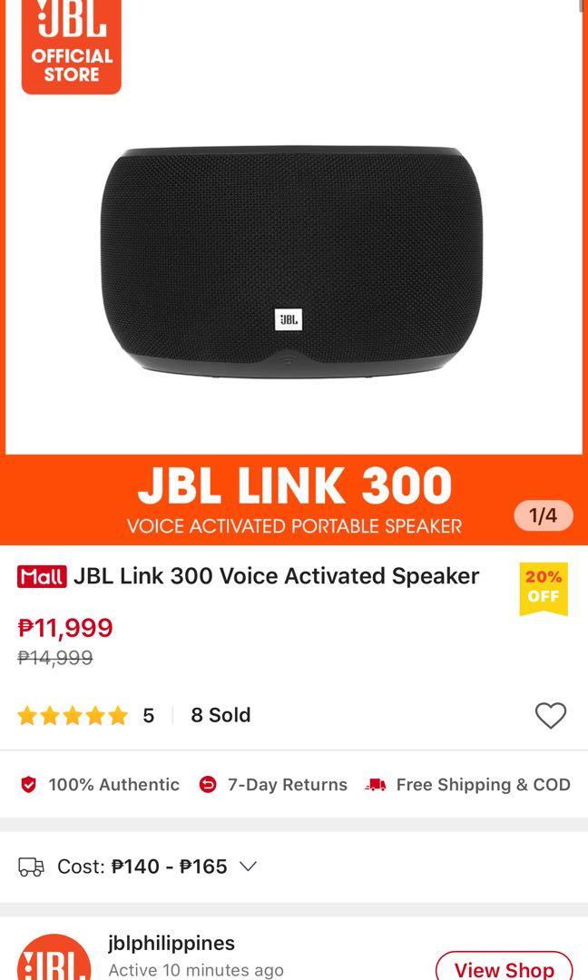 Jbl link 300 manual sale