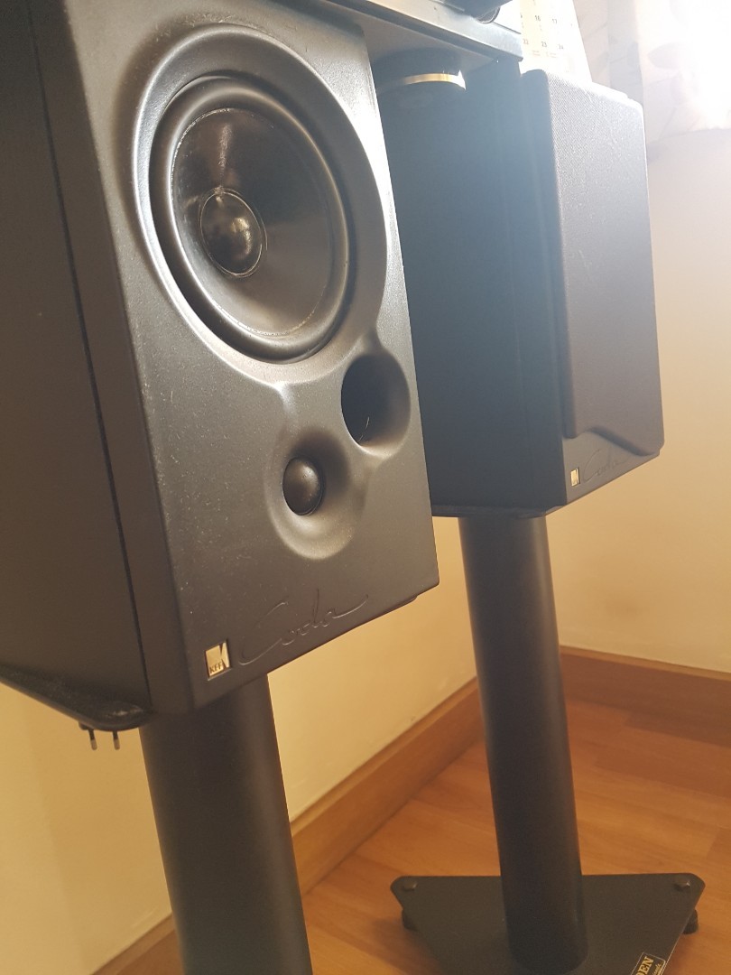 KEF CODA 7 SPEAKER DENON AMPLIFIER AND CD PLAYER