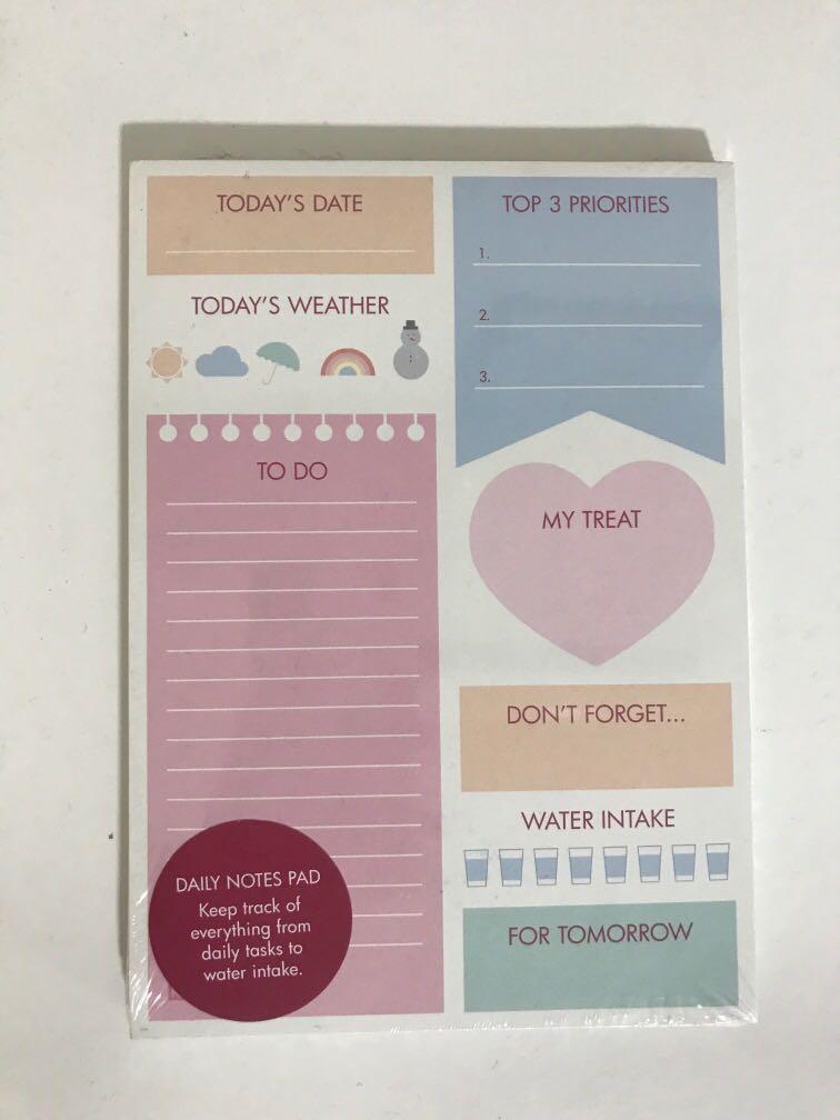 Kikki K Daily Notes Pad Books Stationery Stationery On Carousell About 4% of these are notebooks, 0% are stationery set. carousell