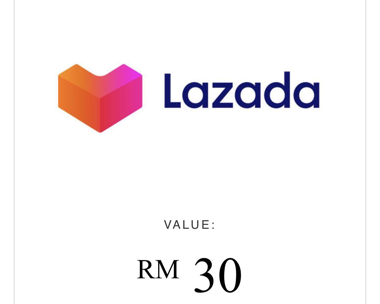 Lazada E Voucher Rm30 Tickets Vouchers Gift Cards Vouchers On Carousell