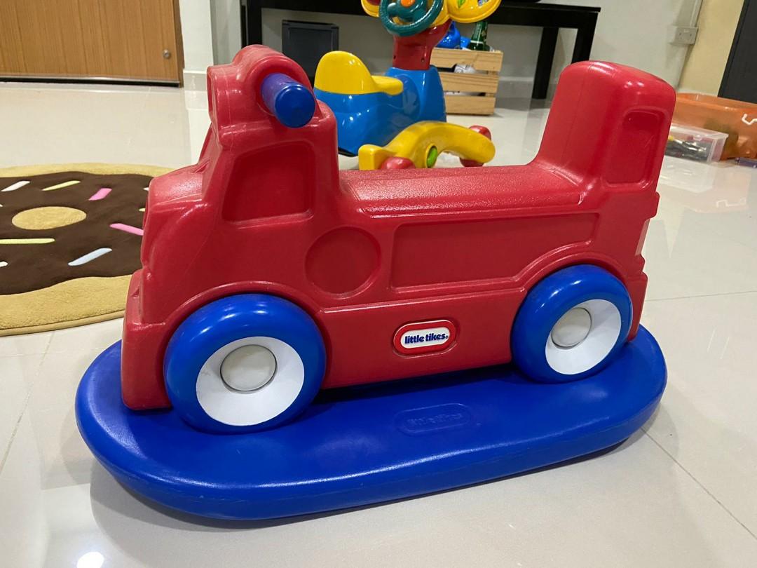 Little Tikes Rock And Scoot Fire Truck Babies Kids Toys Walkers On Carousell