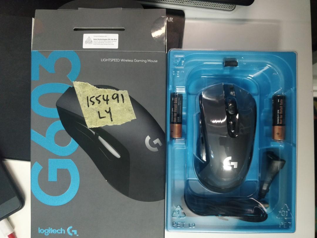 Logitech G603 Lightspeed Wireless Gaming Mouse Video Gaming Gaming Accessories On Carousell
