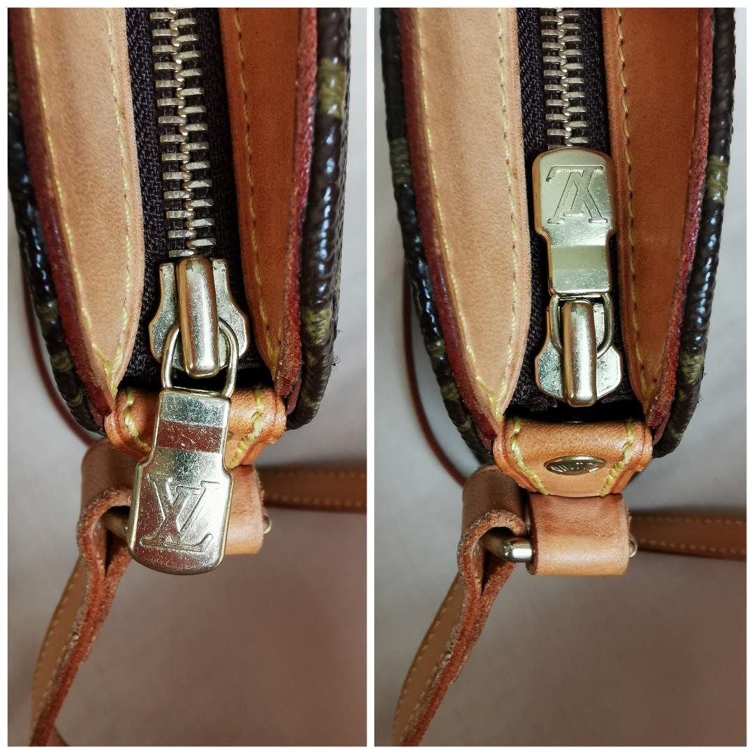 Louis Vuitton Discontinued Monogram Drouot Crossbody Bag Leather ref.483128  - Joli Closet