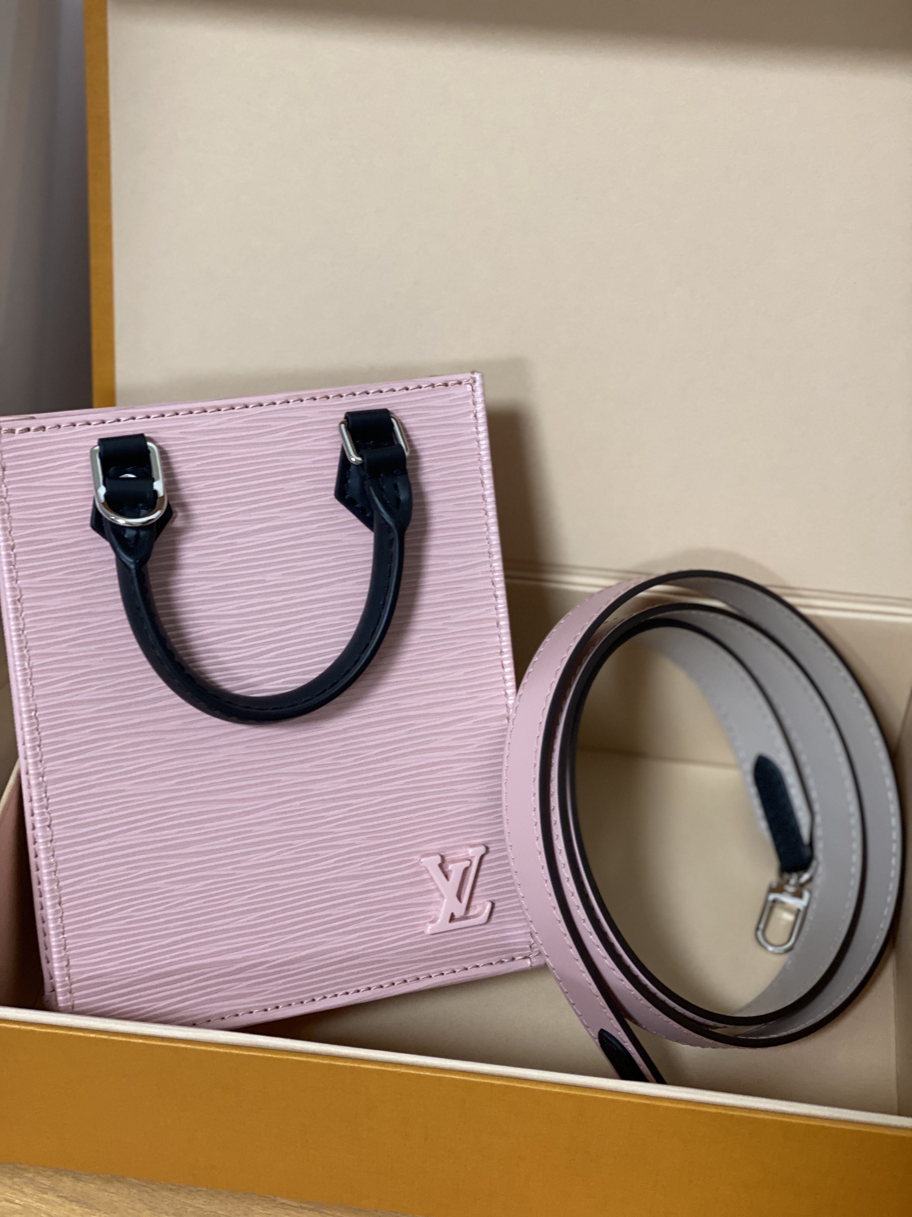Louis Vuitton Mini Monogram Nano Petit Sac Plat with Strap Mini Bandouliere  861610