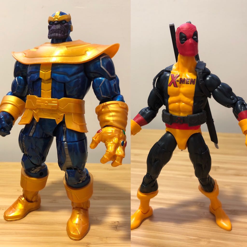 Marvel Legends Toybiz Thanos Iron Man Captain America ...