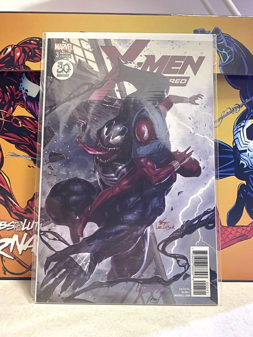 Marvel X Men Red 3 Venom 30th Anniversary Inhyuk Lee Cover Books Stationery Comics Manga On Carousell