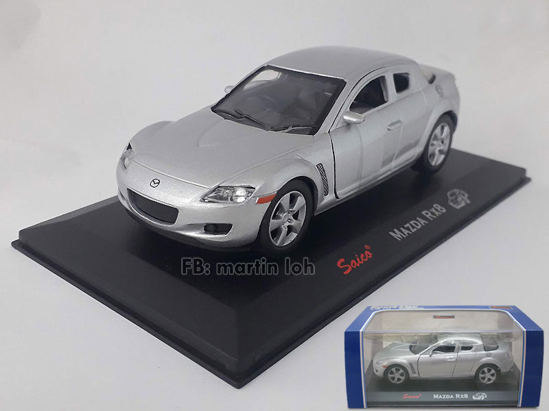 MAZDA RX 8 GREY 1 32 DIECAST MODEL Hobbies Toys Toys Games