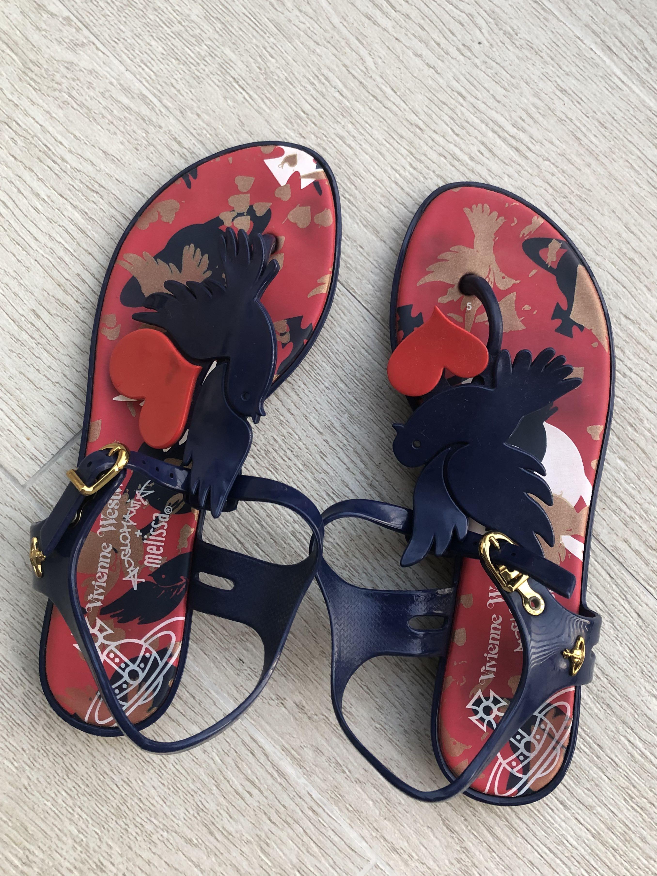 Melissa x Vivienne Westwood dove sandals