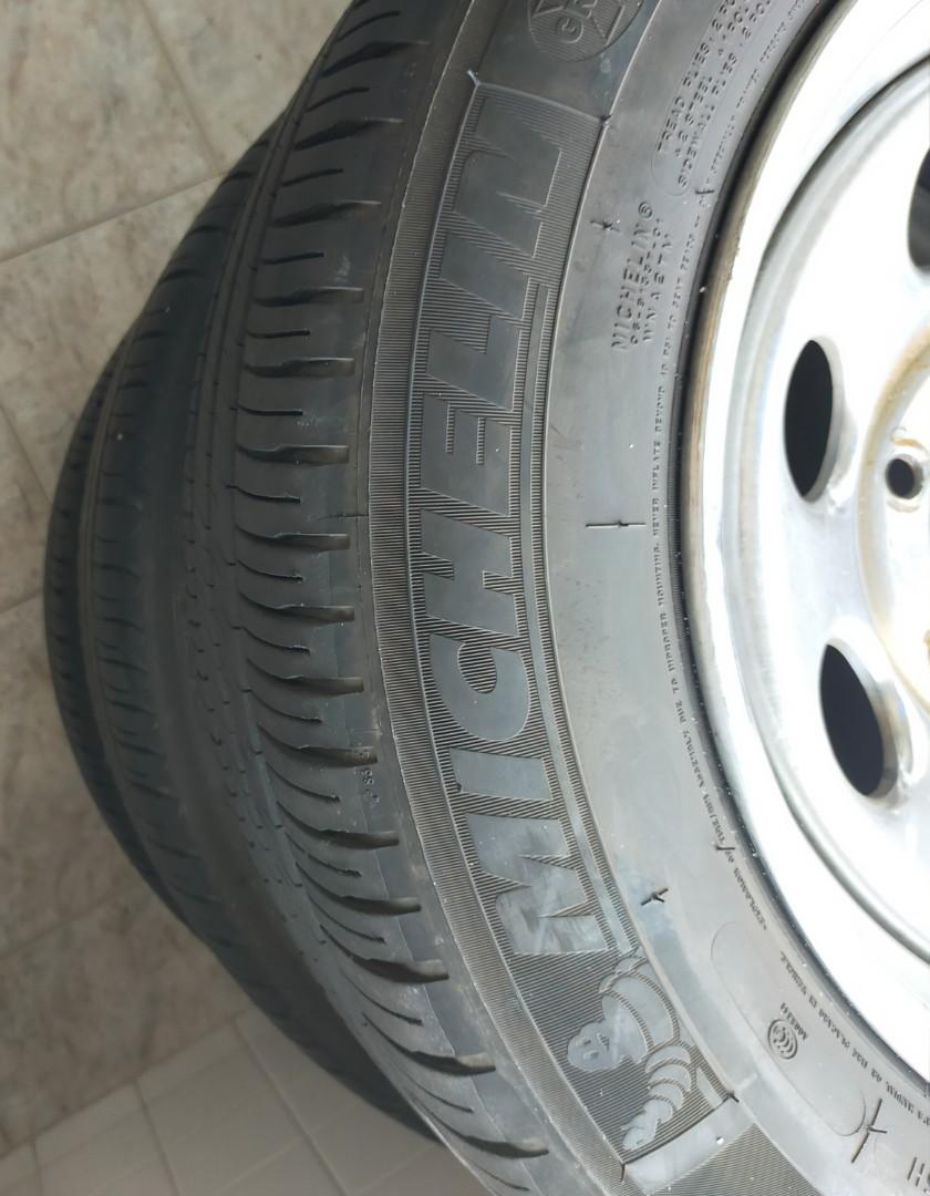 Michelin tyre with rim(four pc) 215/60R 16, Car Accessories, Tyres