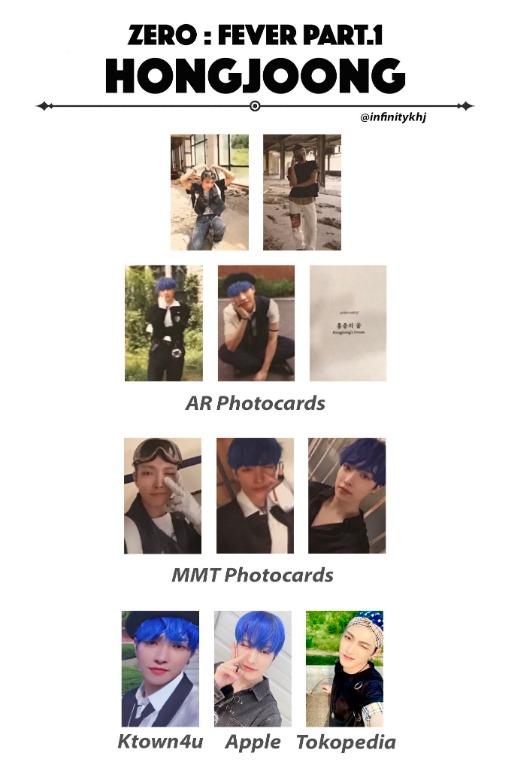 K-POP/アジアATEEZ HONGJOONG PHOTOCARD MMT FEVER