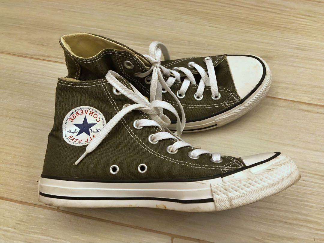 moss green converse