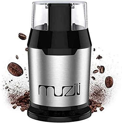 Muzili Coffee Grinder Electric Coffee Grinder For Coffee Beans Nuts And Grains Grinder With 304 Stainless Steel Blades 22000rpm Powerful Motor 60db Low Noise 50ml Capacity Home Appliances Kitchenware On Carousell