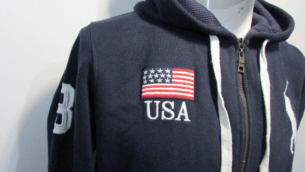 navy jacket with hood