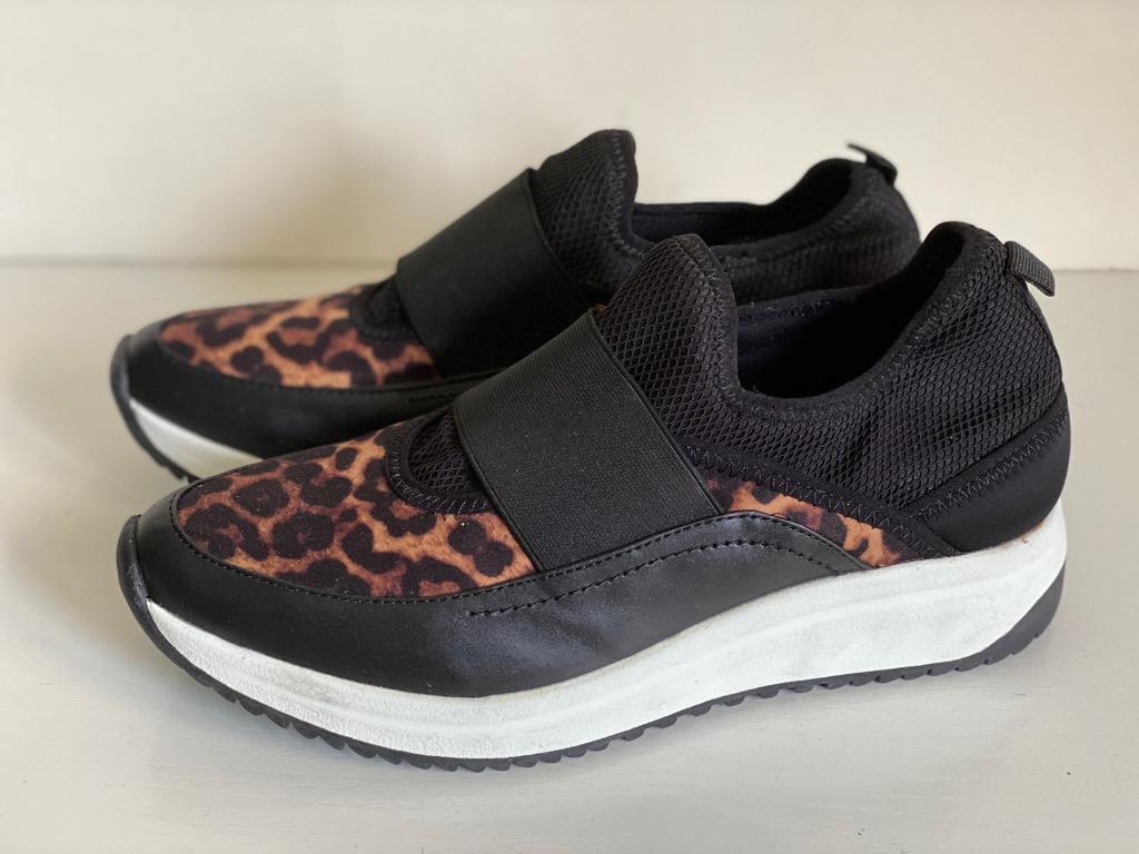 Anne klein leopard new arrivals print shoes