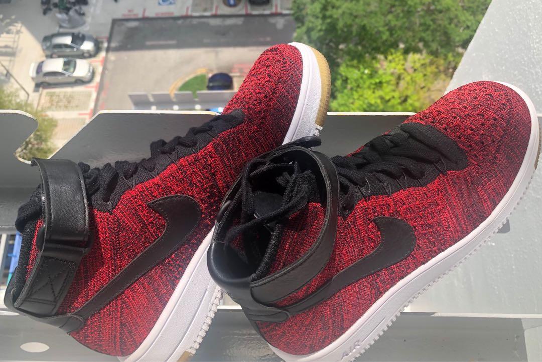 Nike Air Force 1 Ultra Flyknit Rare University Red Women s