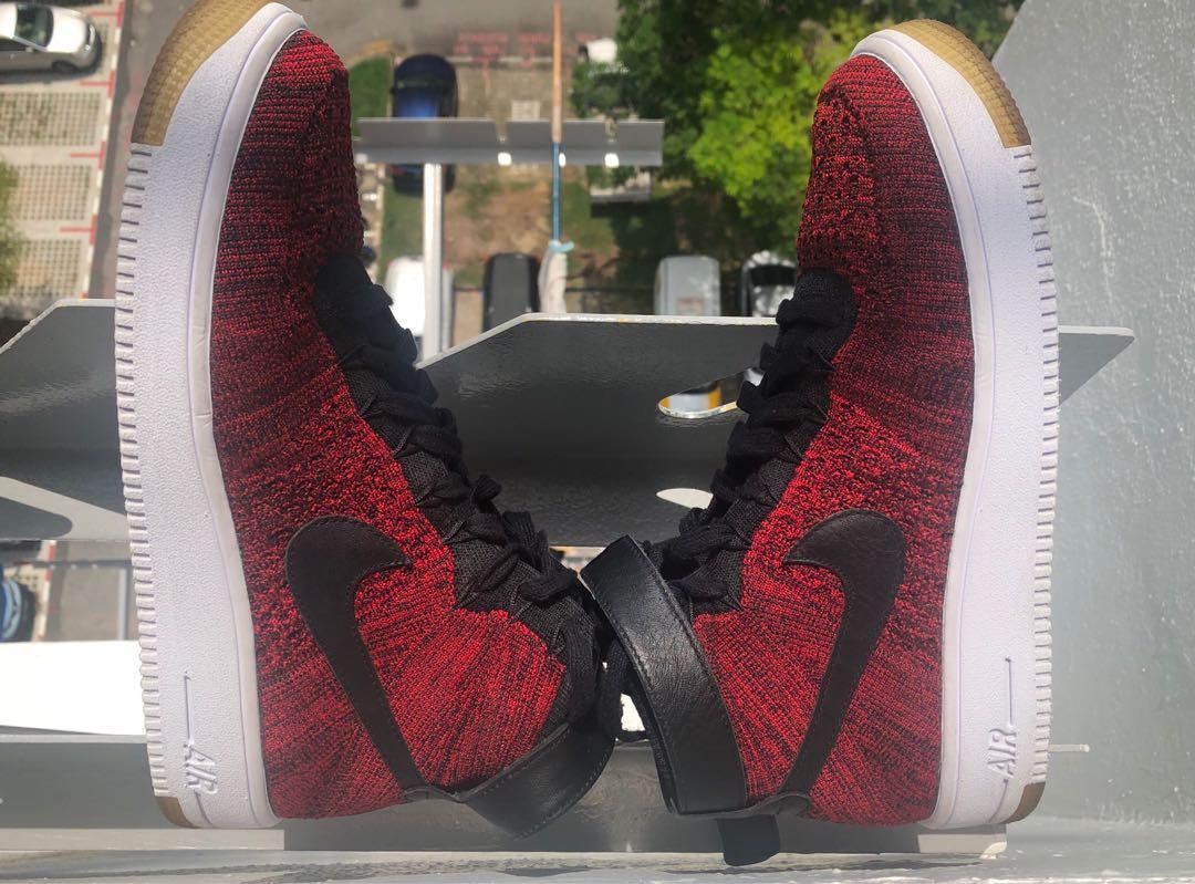 Nike Air Force 1 Ultra Flyknit Rare University Red Women s