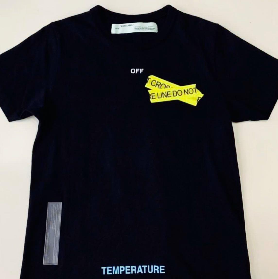 Off white outlet firetape shirt