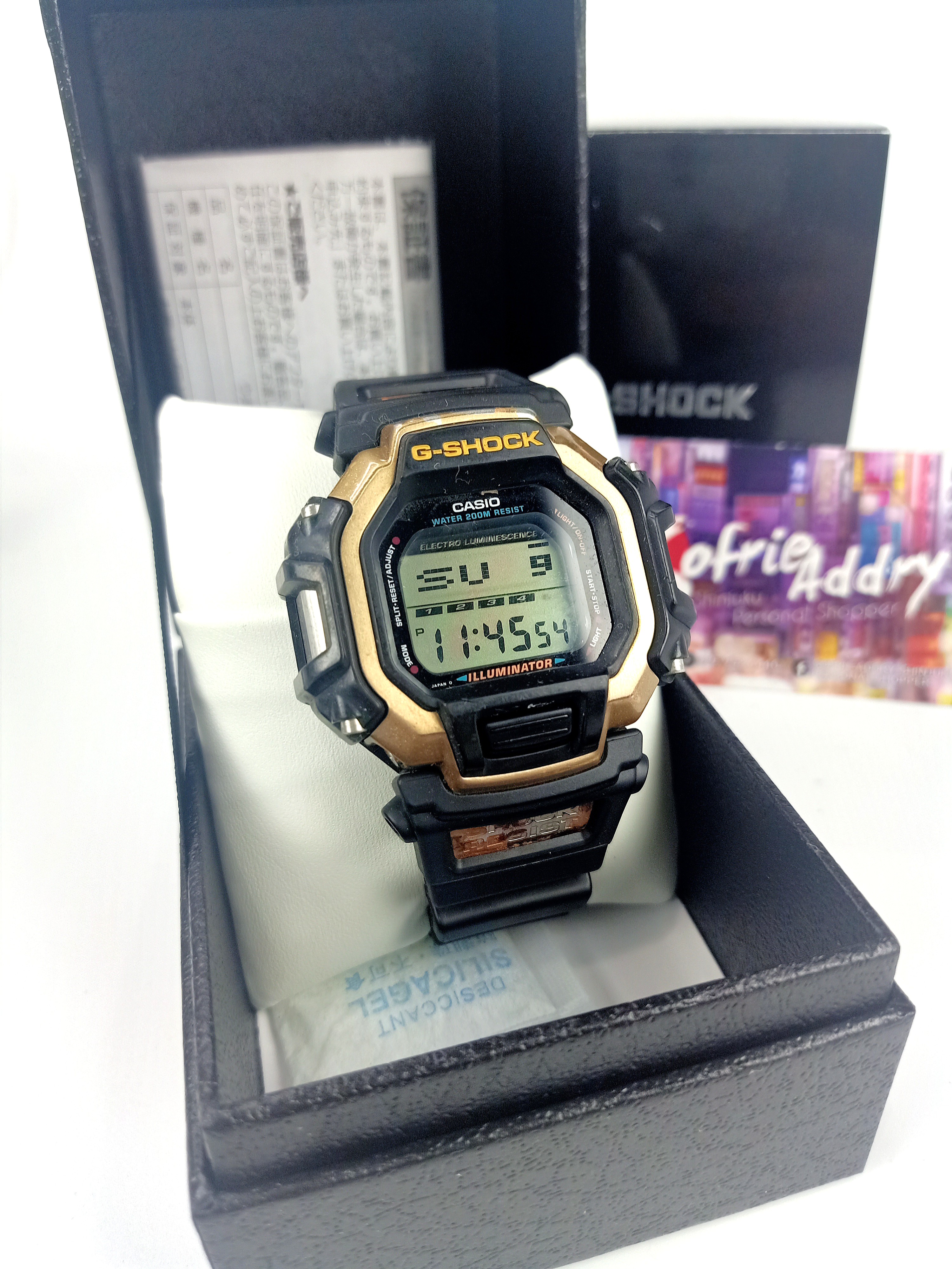 Original Vintage G Shock Gundam Slot Machine Backcase Made in Korea Band Bazel Made in Japan. Please check at the description for the link Video