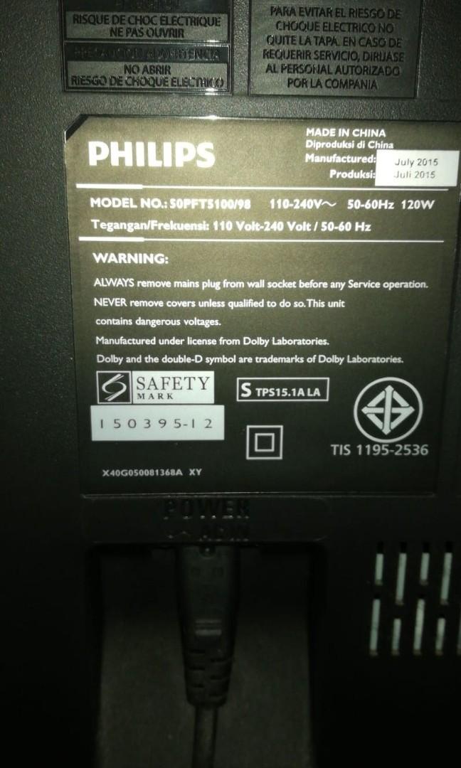 Philips Tv 50 Inch Led Home Appliances Tvs Entertainment Systems On Carousell