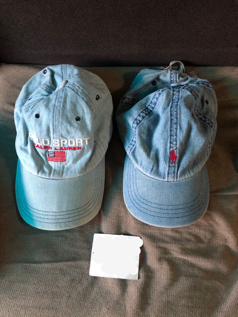 polo sport denim cap