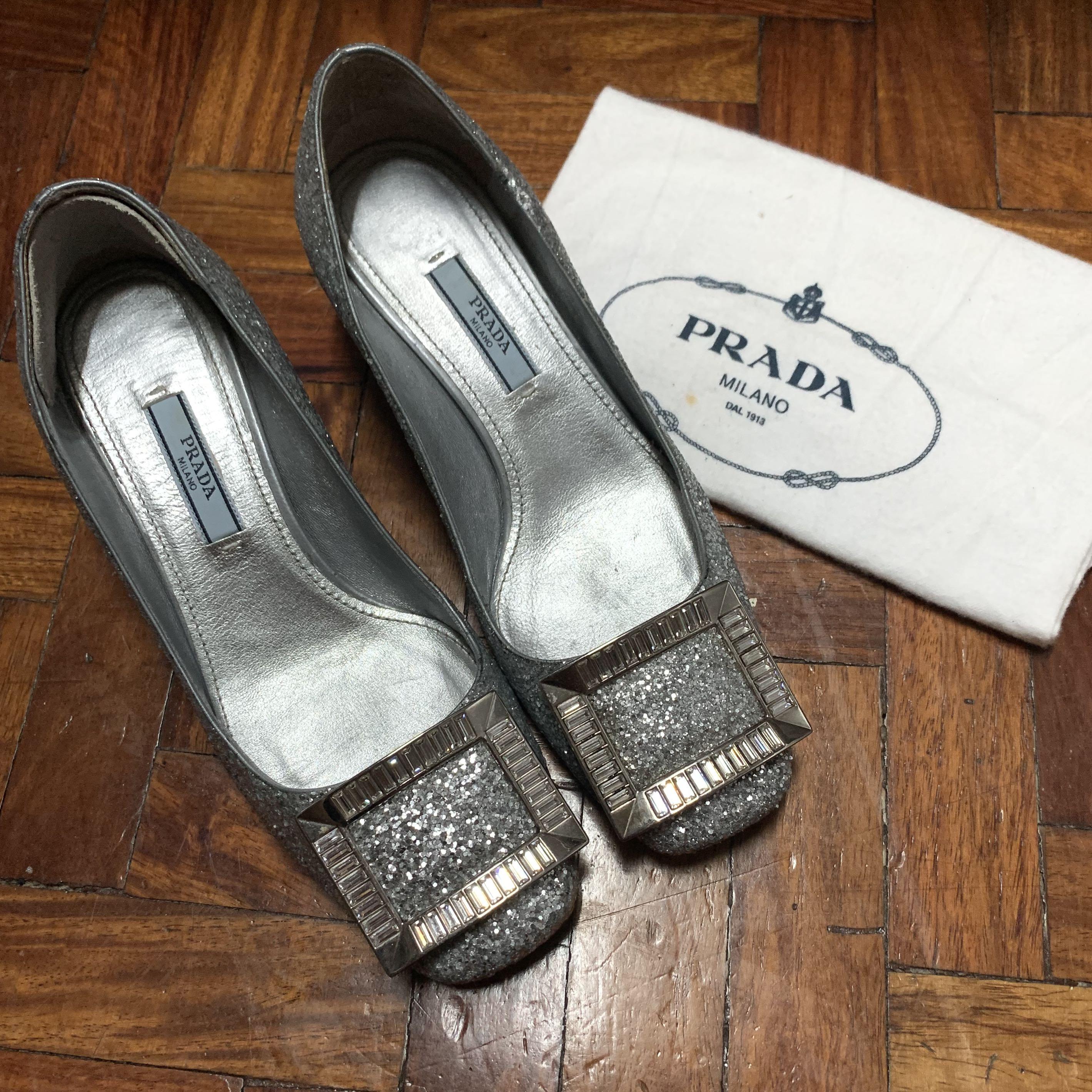 prada big shoes
