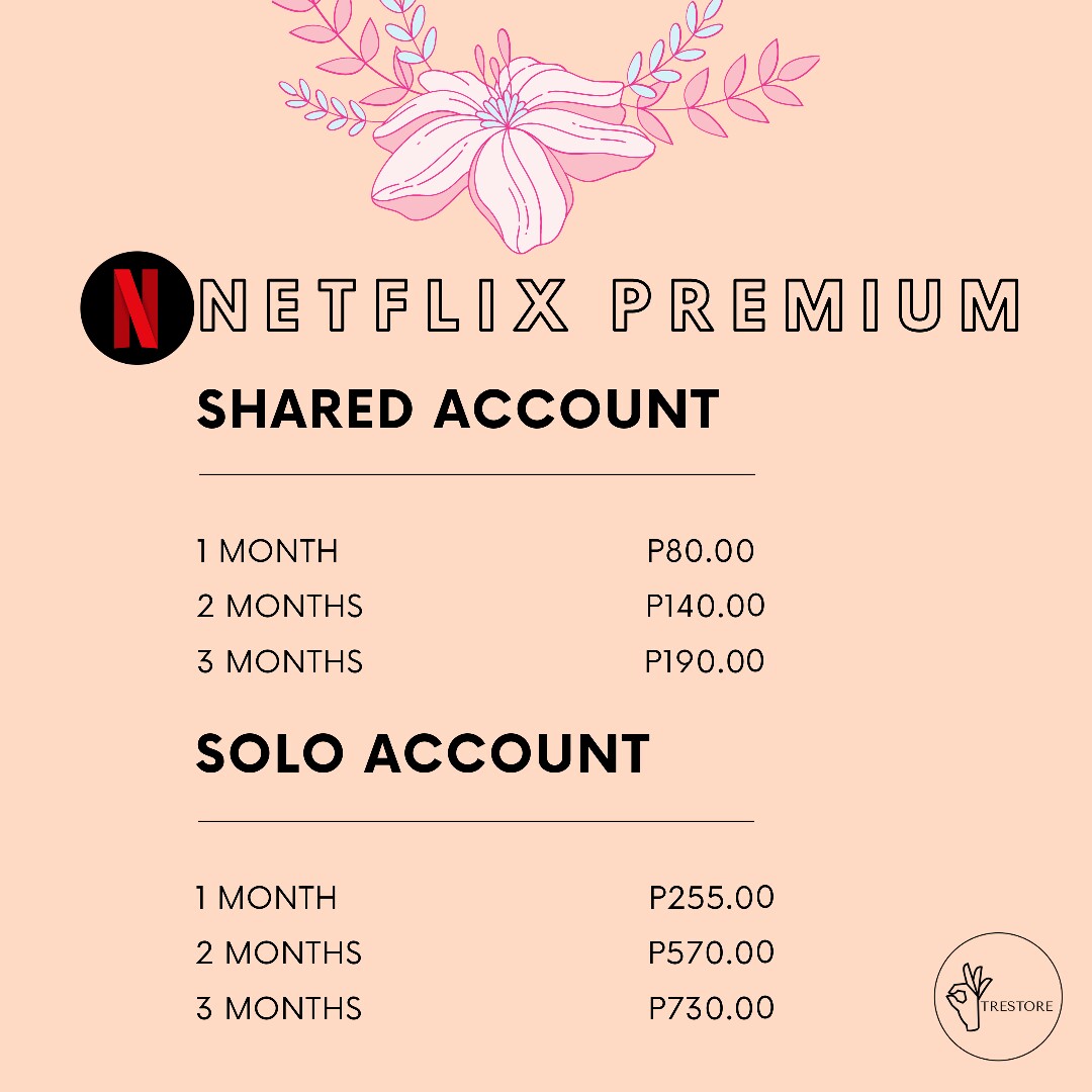 Premium Accounts (netflix, spotify and more)