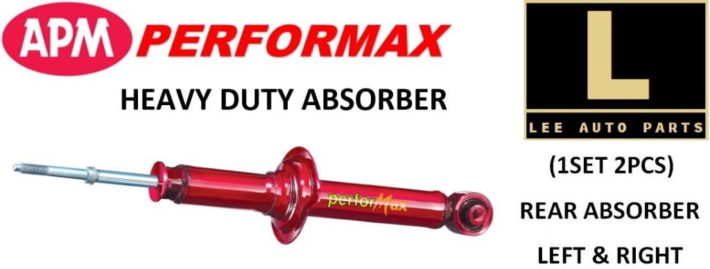 Proton Saga Iswara 1 Pair Rear Shock Absorber Heavy Duty Gas Apm Performax Brand Sepasang Belakang Auto Accessories On Carousell