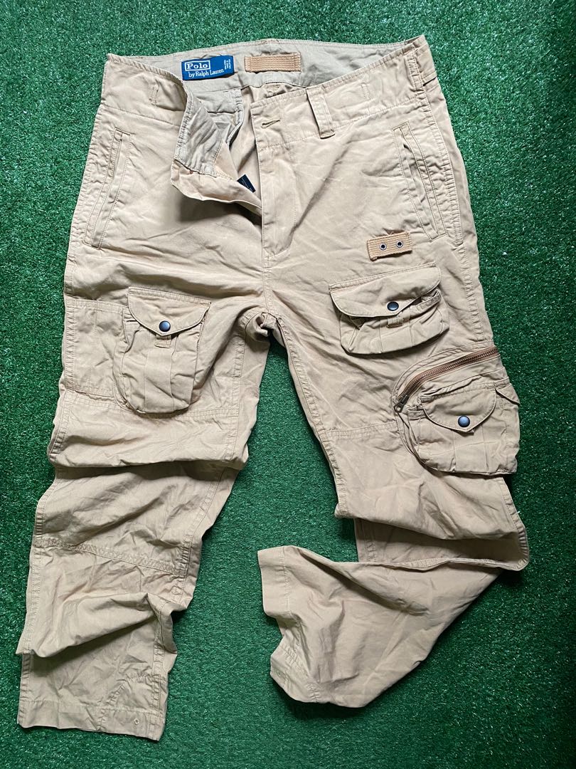 green polo cargo pants