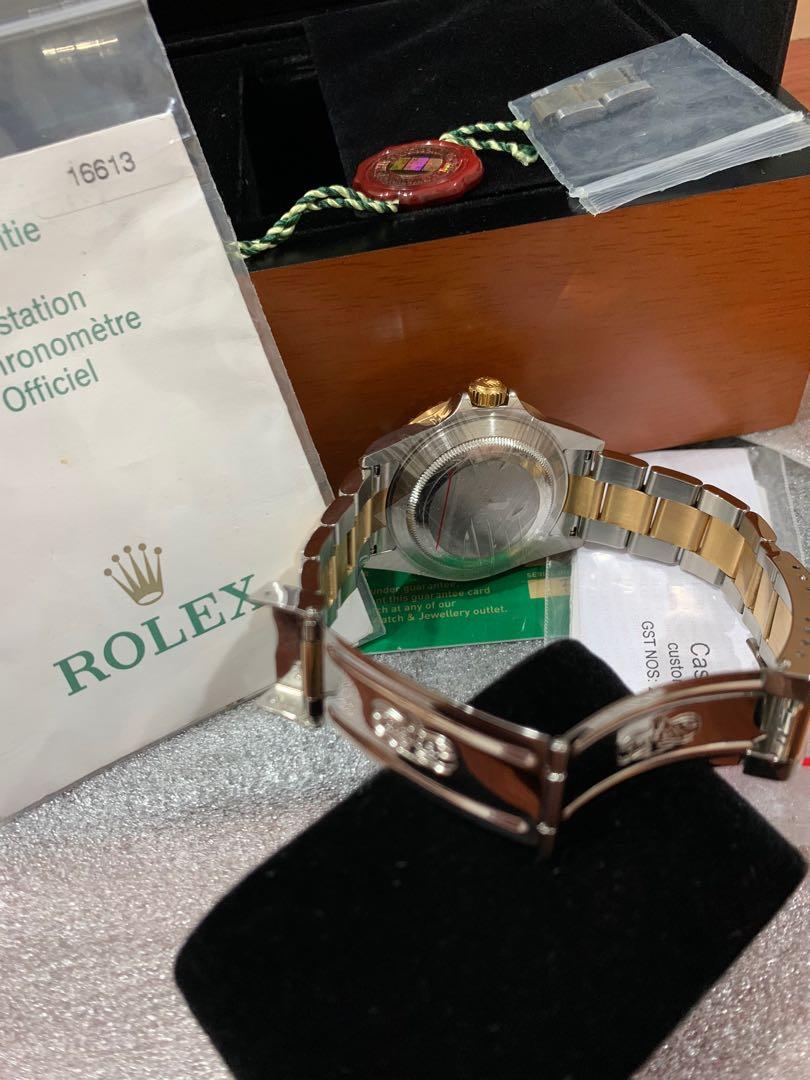 Rolex Submariner Replica Watch Black Dial 16613 LB 40MM - WatchesReplica.to