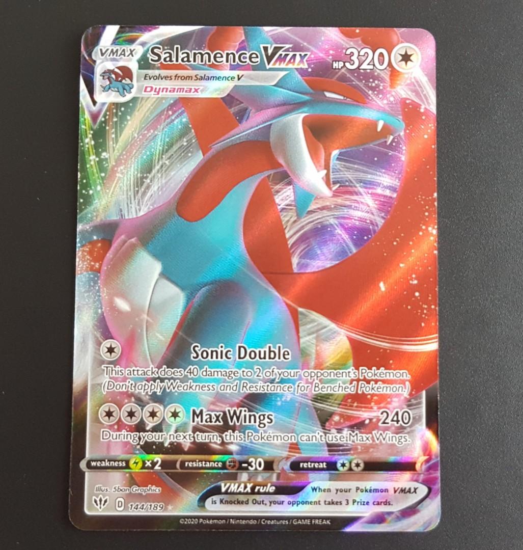 Salamence Vmax Pokemon Tcg Toys Games Board Games Cards On Carousell