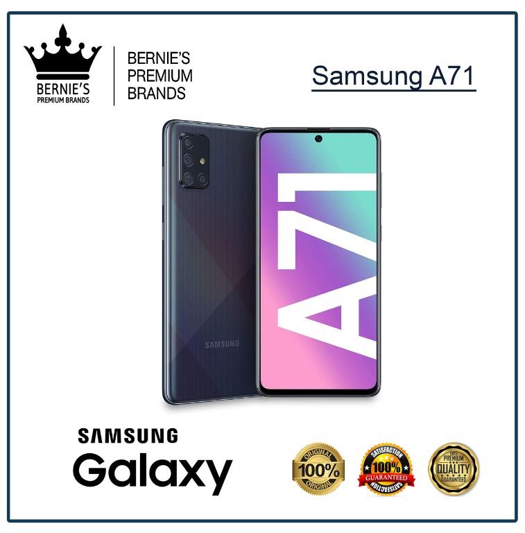 Samsung Galaxy A71 (Category: Samsung) located in Pasay City. Submitted by premiumbrands (Listing ID 1025976757, Image 1). Description: A71 8+128GB PHP 23,200.00 In stock, and ready for delivery via LBC. Everything is certified original, brand new, and factory sealed. Like our FACEBOOK pages: Bernie's Premium Brands - Gadgets Bernie's Premium Brands - Women.