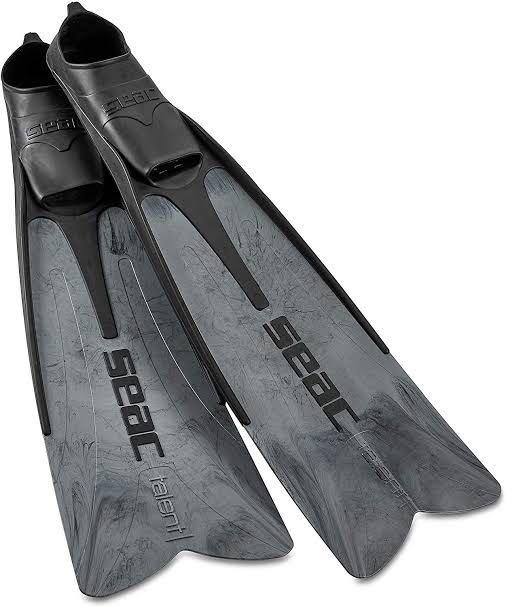 Freediving Fins SEAC Talent Camo Grey, Sports Equipment, Sports